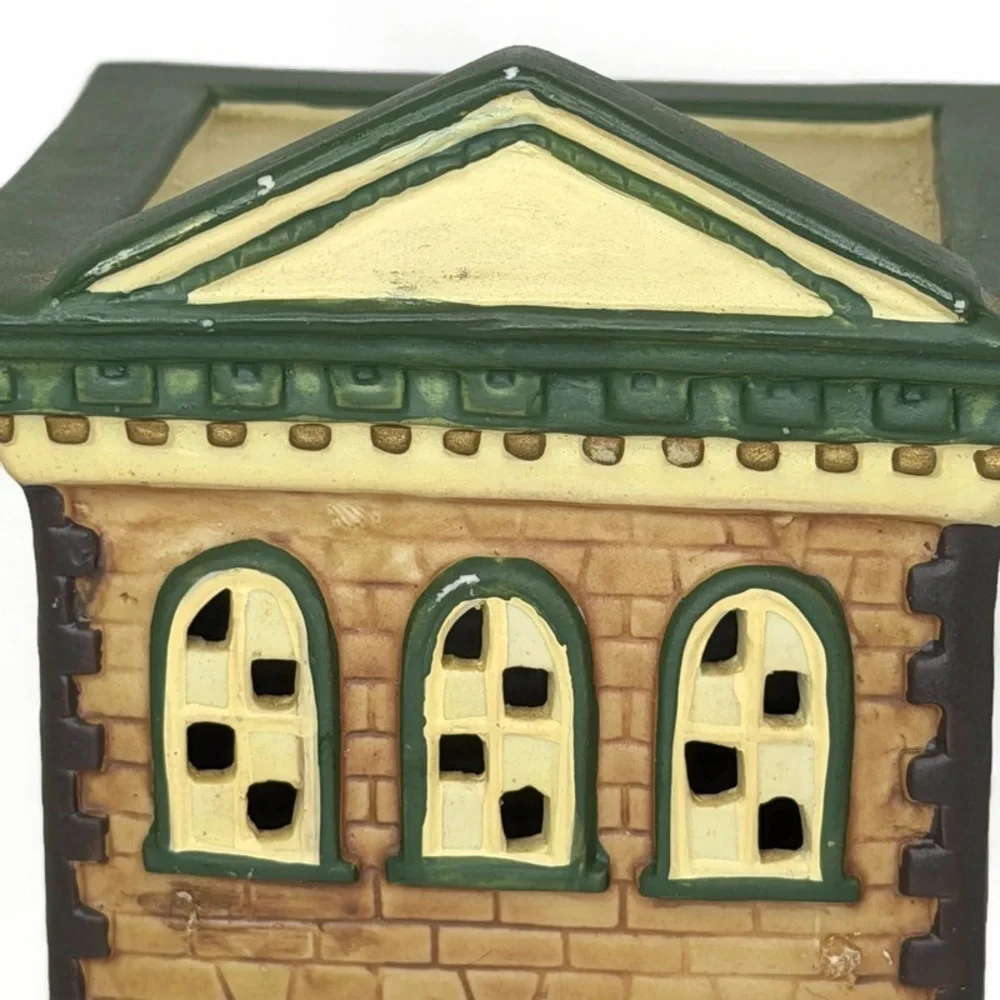 FTD Christmas Ceramic Village Clothier Building